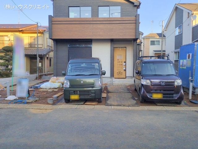 千葉県船橋市習志野台5丁目の新築戸建て外構写真 2025年12月16日撮影