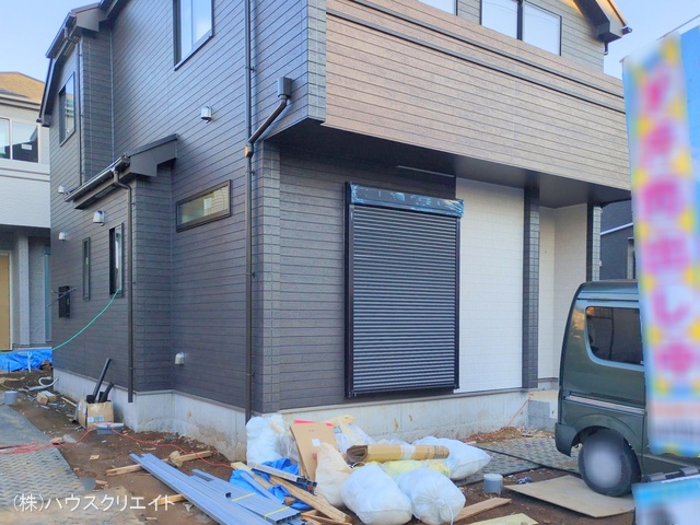 千葉県船橋市習志野台5丁目の新築戸建て外構写真 2025年12月16日撮影