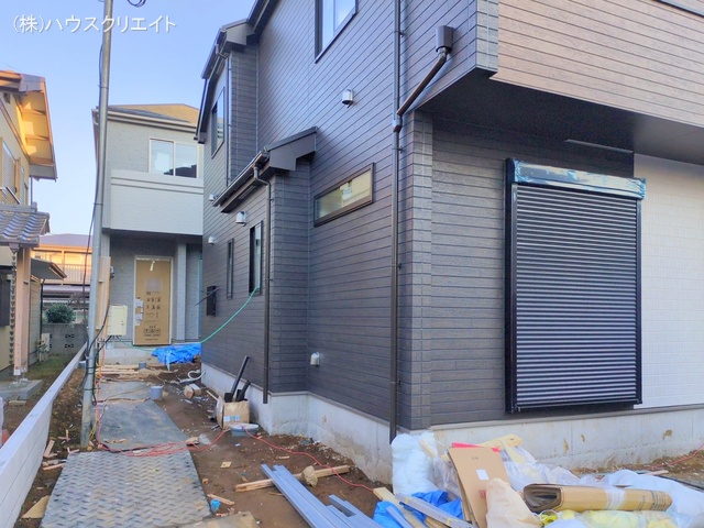 千葉県船橋市習志野台5丁目の新築戸建て外構写真 2025年12月16日撮影