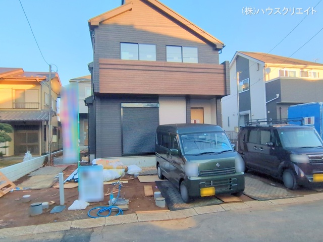 千葉県船橋市習志野台5丁目の新築戸建て外構写真 2025年12月16日撮影
