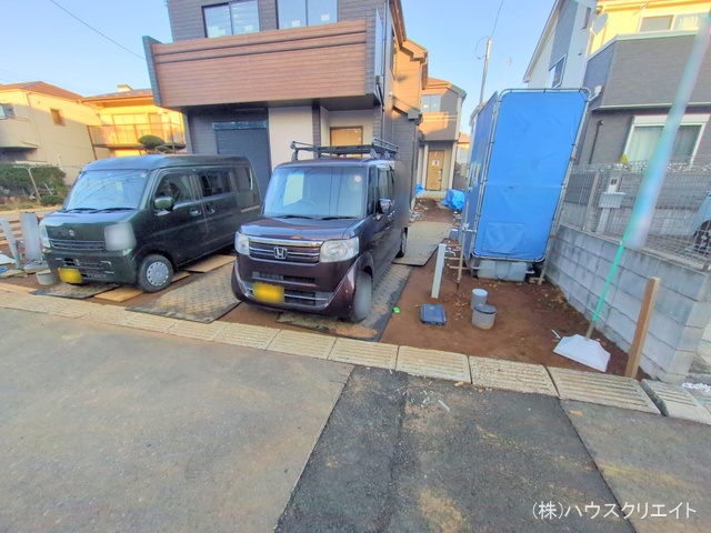 千葉県船橋市習志野台5丁目の新築戸建て外構写真 2025年12月16日撮影