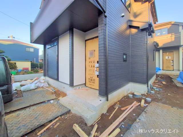 千葉県船橋市習志野台5丁目の新築戸建て外構写真 2025年12月16日撮影