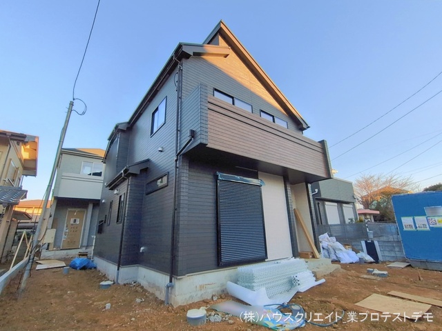千葉県船橋市習志野台５丁目の新築戸建て外構写真 2026年1月8日撮影