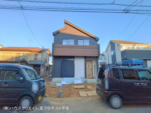 千葉県船橋市習志野台５丁目の新築戸建て外構写真 2026年1月8日撮影