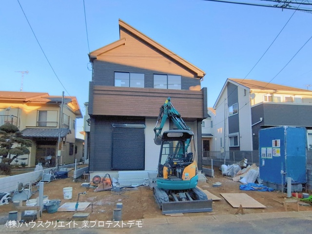 千葉県船橋市習志野台５丁目の新築戸建て外構写真 2026年1月21日撮影