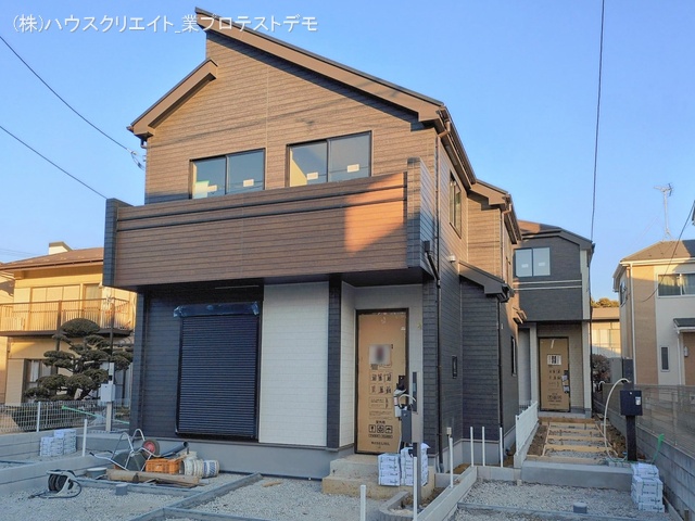 千葉県船橋市習志野台５丁目の新築戸建て外構写真 2026年2月4日撮影