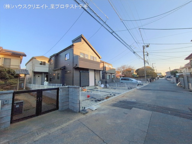 千葉県船橋市習志野台５丁目の新築戸建て外構写真 2026年2月4日撮影