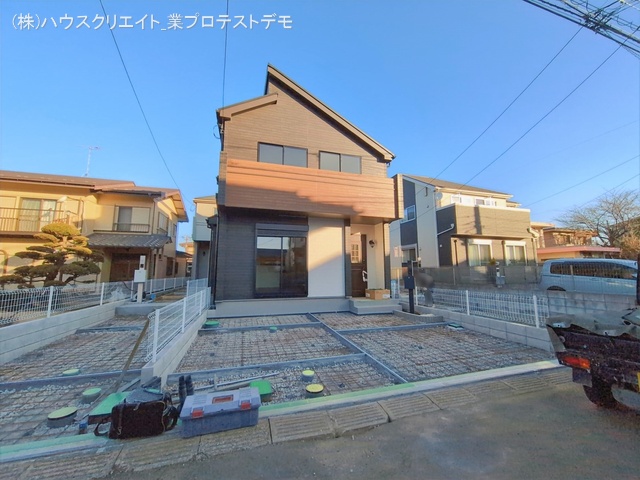 千葉県船橋市習志野台５丁目の新築戸建て外構写真 2026年2月18日撮影