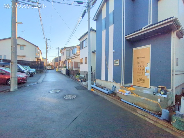 千葉県船橋市丸山３丁目の新築戸建て外構写真 2025年12月14日撮影