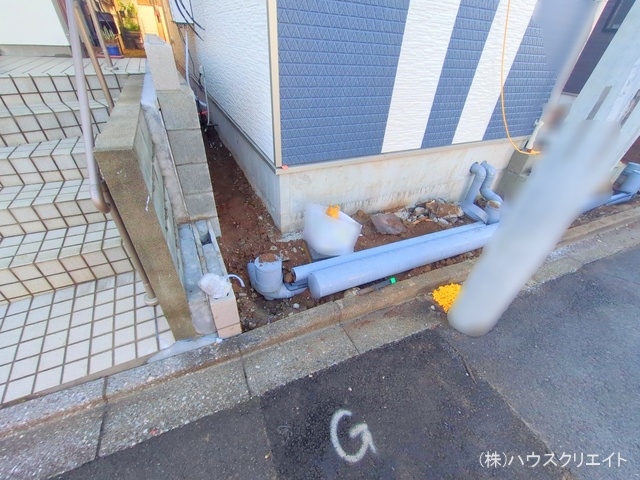 千葉県船橋市丸山３丁目の新築戸建て外構写真 2025年12月14日撮影