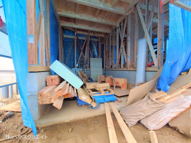 千葉県船橋市前原西1丁目の新築戸建て上棟写真 2025年9月30日撮影