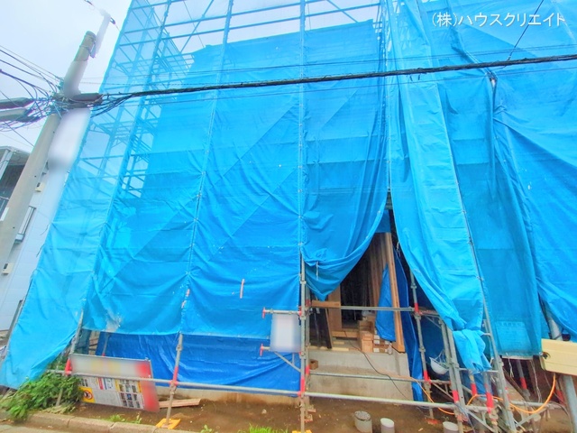 千葉県船橋市前原西1丁目の新築戸建て上棟写真 2025年9月30日撮影