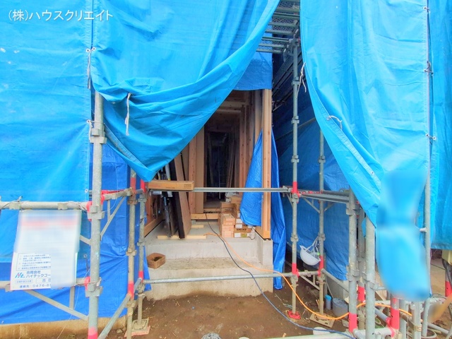 千葉県船橋市前原西1丁目の新築戸建て上棟写真 2025年9月30日撮影