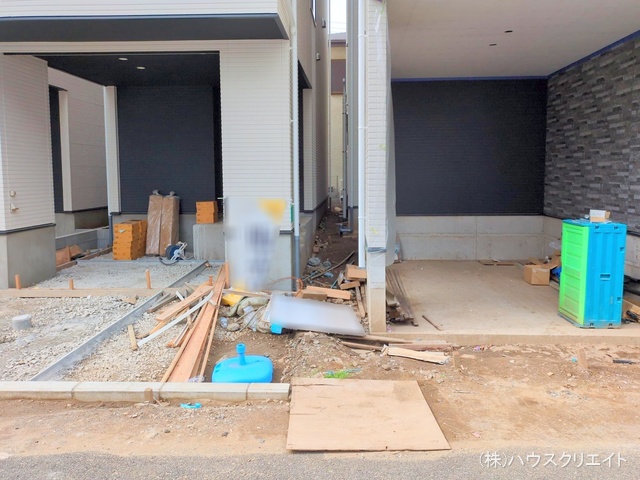 千葉県船橋市前原西1丁目の新築戸建て外構写真 2025年11月4日撮影