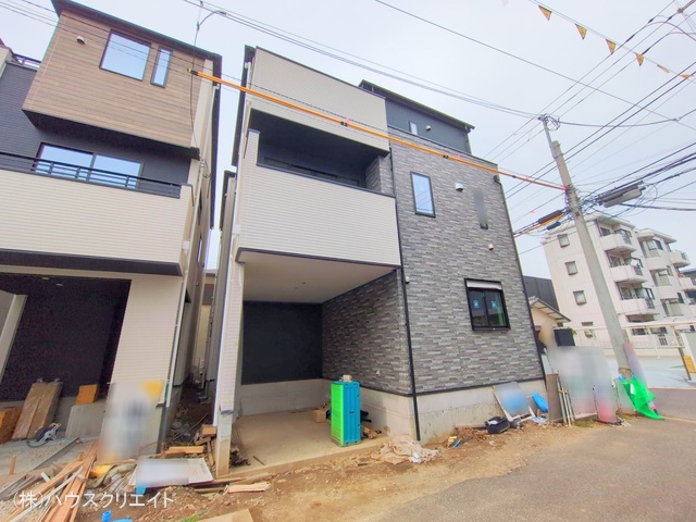 千葉県船橋市前原西1丁目の新築戸建て外構写真 2025年11月4日撮影