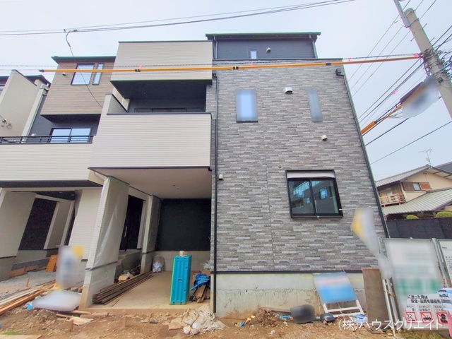 千葉県船橋市前原西1丁目の新築戸建て外構写真 2025年11月4日撮影