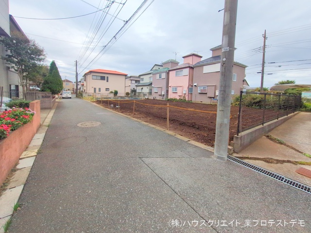 千葉県鎌ケ谷市北中沢２丁目の新築戸建て更地・土地写真 2025年10月20日撮影