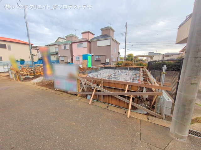 千葉県鎌ケ谷市北中沢２丁目の新築戸建て基礎写真 2025年11月17日撮影