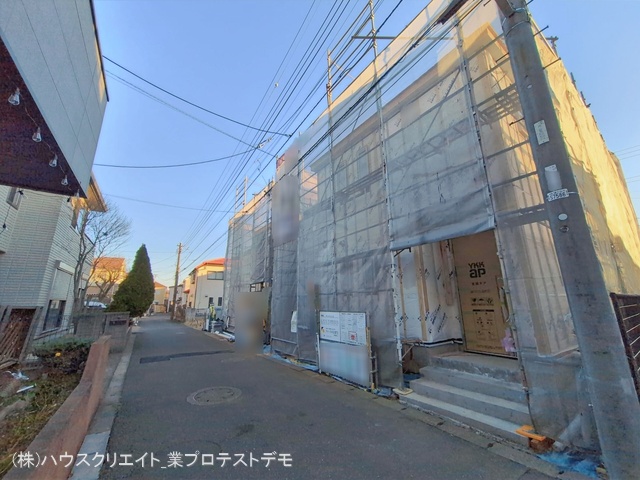 千葉県鎌ケ谷市北中沢２丁目の新築戸建てシート写真 2026年1月5日撮影