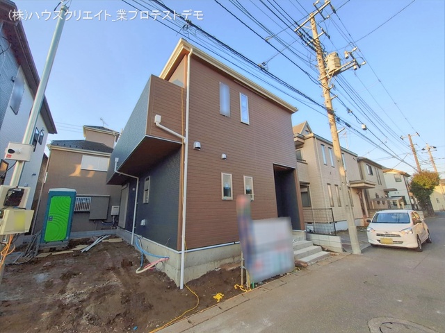 千葉県鎌ケ谷市北中沢２丁目の新築戸建て外構写真 2026年1月19日撮影