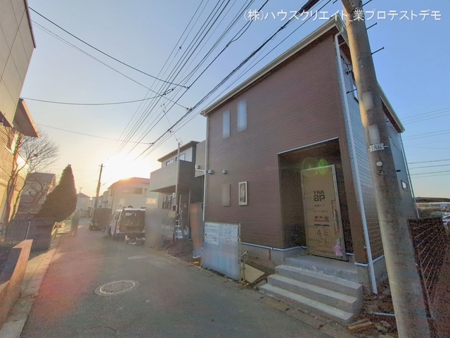 千葉県鎌ケ谷市北中沢２丁目の新築戸建て外構写真 2026年1月19日撮影