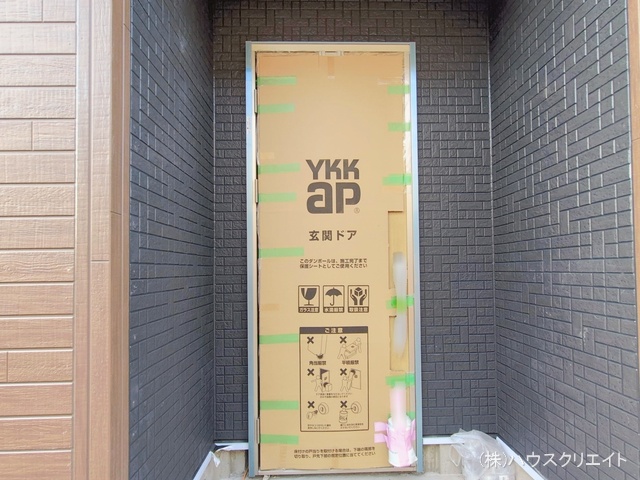 千葉県鎌ケ谷市北中沢２丁目の新築戸建て外構写真 2026年1月19日撮影