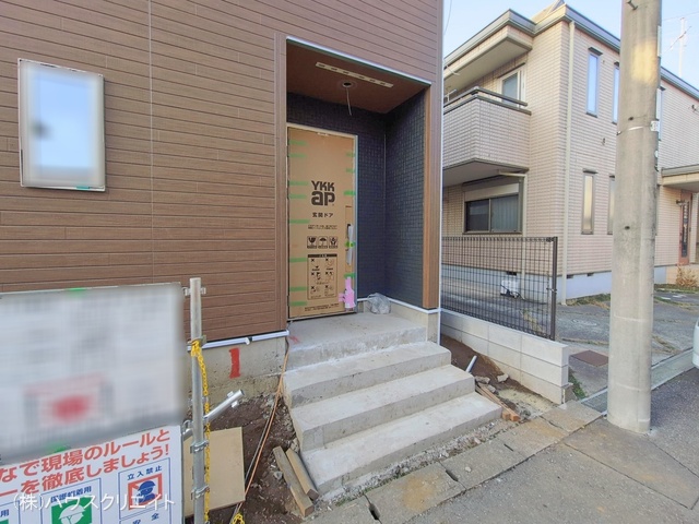 千葉県鎌ケ谷市北中沢２丁目の新築戸建て外構写真 2026年1月19日撮影