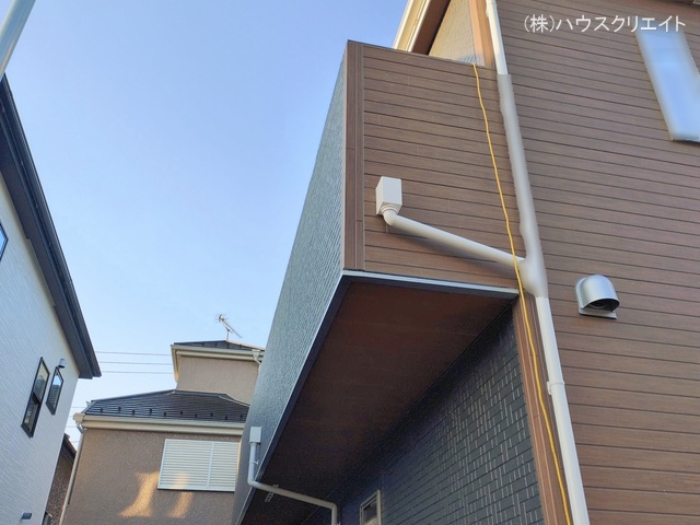 千葉県鎌ケ谷市北中沢２丁目の新築戸建て外構写真 2026年1月19日撮影