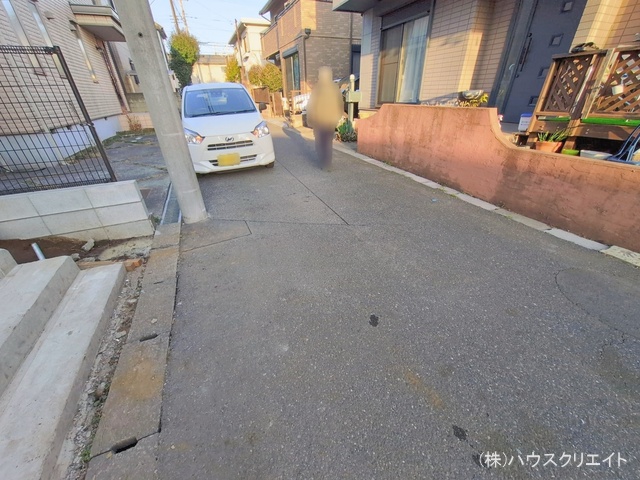 千葉県鎌ケ谷市北中沢２丁目の新築戸建て外構写真 2026年1月19日撮影