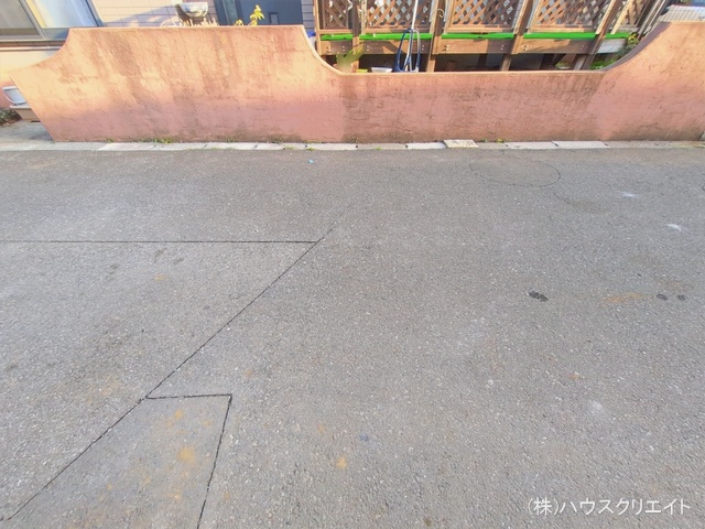 千葉県鎌ケ谷市北中沢２丁目の新築戸建て外構写真 2026年1月19日撮影