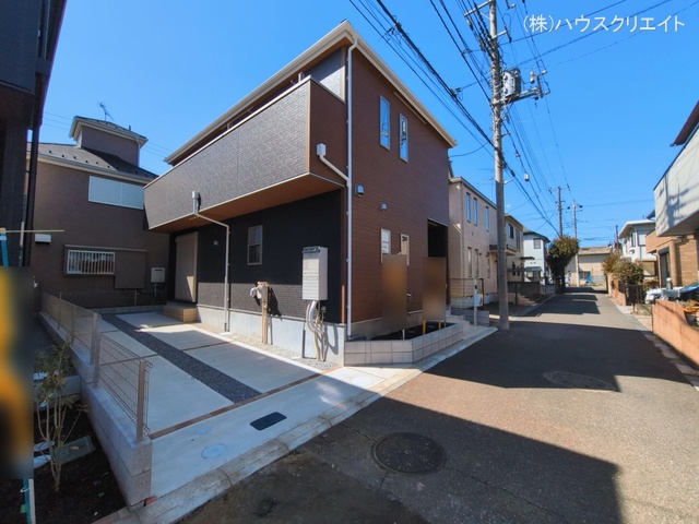 千葉県鎌ケ谷市北中沢２丁目の新築戸建て完成写真 2026年3月4日撮影