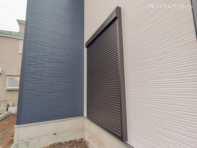 千葉県鎌ケ谷市北中沢２丁目の新築戸建て外構写真 2026年1月20日撮影