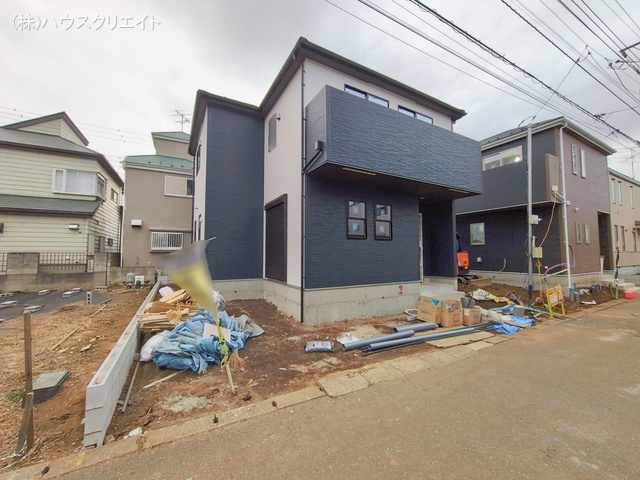 千葉県鎌ケ谷市北中沢２丁目の新築戸建て外構写真 2026年1月20日撮影