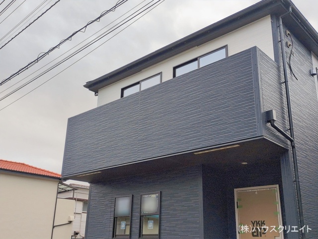 千葉県鎌ケ谷市北中沢２丁目の新築戸建て外構写真 2026年1月20日撮影