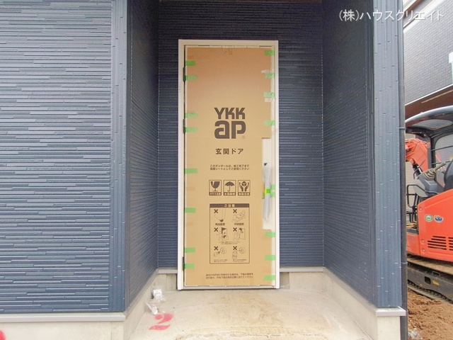 千葉県鎌ケ谷市北中沢２丁目の新築戸建て外構写真 2026年1月20日撮影