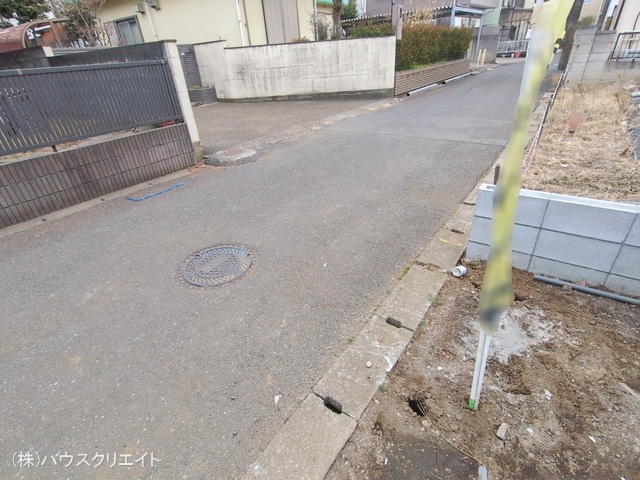 千葉県鎌ケ谷市北中沢２丁目の新築戸建て外構写真 2026年1月20日撮影