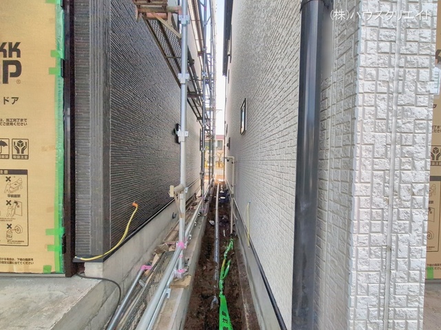 千葉県柏市大井の新築戸建て外構写真 2026年1月18日撮影