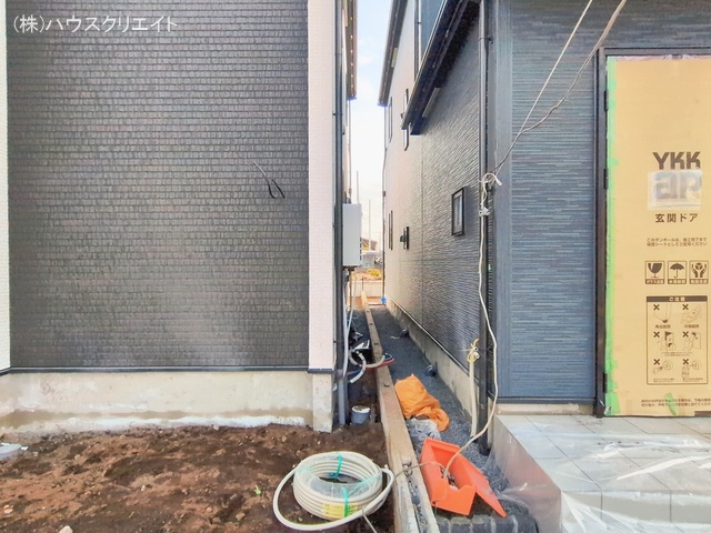 千葉県柏市大井の新築戸建て外構写真 2026年1月18日撮影