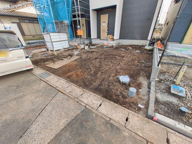 千葉県柏市大井の新築戸建て外構写真 2026年1月18日撮影