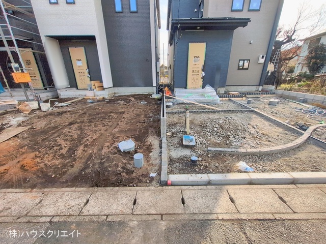千葉県柏市大井の新築戸建て外構写真 2026年1月18日撮影