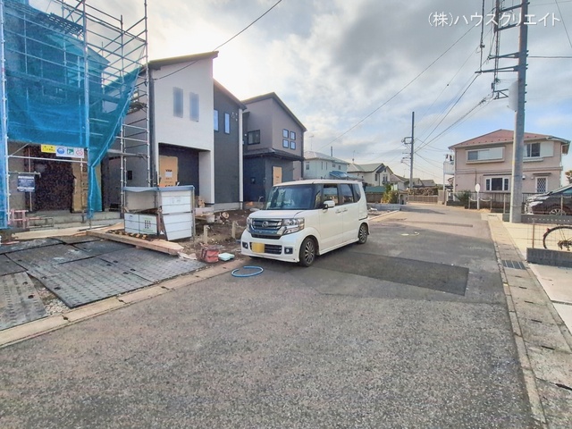 千葉県柏市大井の新築戸建て外構写真 2026年1月18日撮影