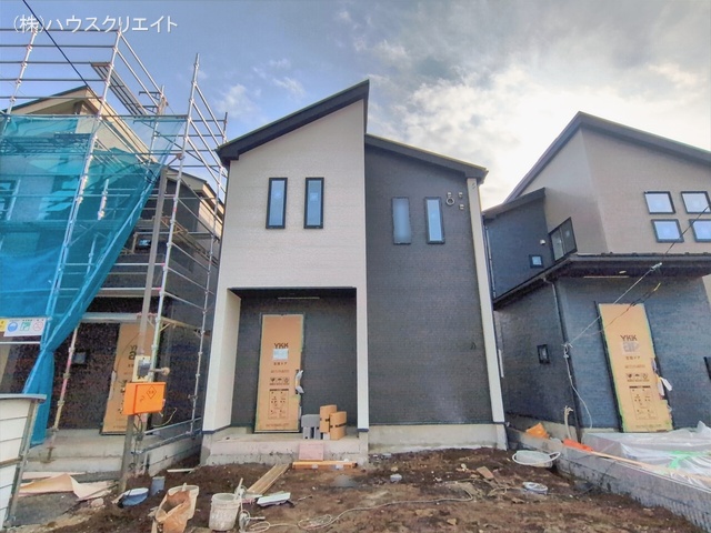 千葉県柏市大井の新築戸建て外構写真 2026年1月18日撮影