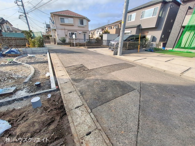 千葉県柏市大井の新築戸建て外構写真 2026年1月18日撮影