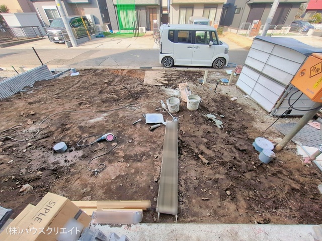 千葉県柏市大井の新築戸建て外構写真 2026年1月18日撮影