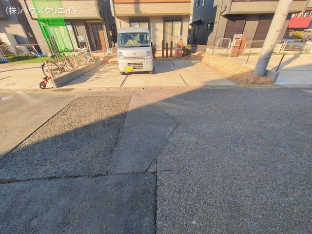 千葉県柏市大井の新築戸建て外構写真 2026年2月3日撮影