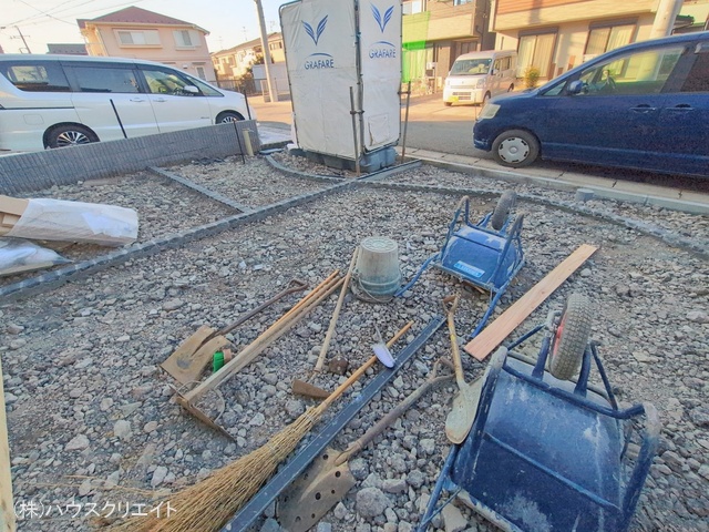 千葉県柏市大井の新築戸建て外構写真 2026年2月3日撮影