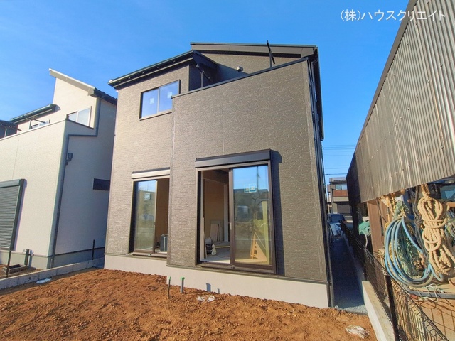 千葉県柏市大井の新築戸建て外構写真 2026年2月3日撮影