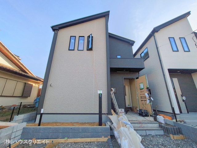 千葉県柏市大井の新築戸建て外構写真 2026年2月3日撮影