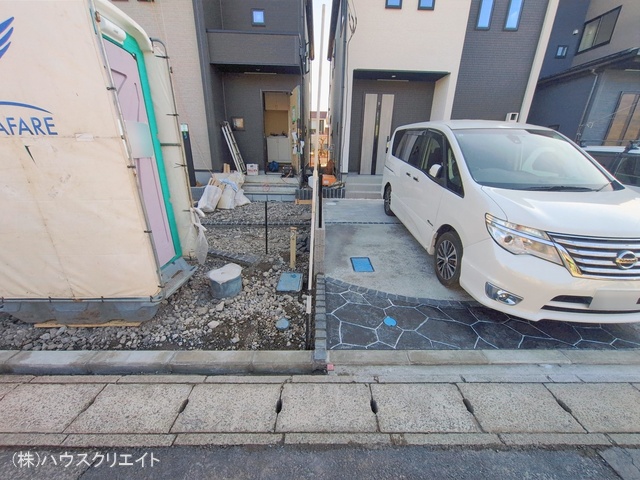 千葉県柏市大井の新築戸建て外構写真 2026年2月3日撮影