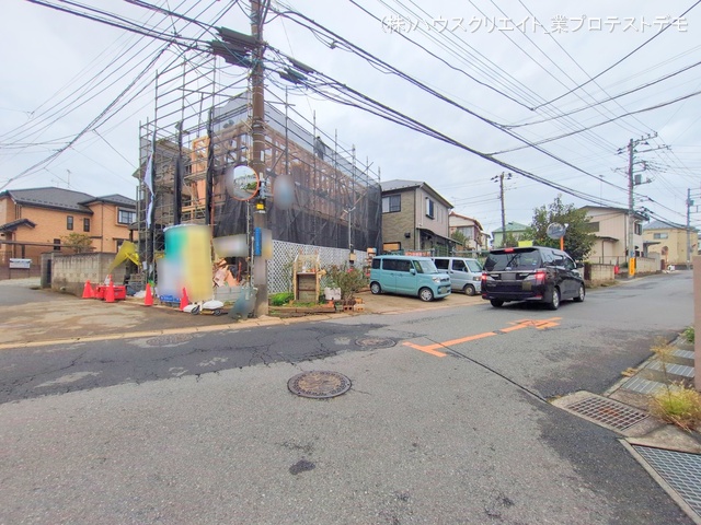 千葉県柏市しいの木台４丁目の新築戸建て上棟写真 2025年10月21日撮影